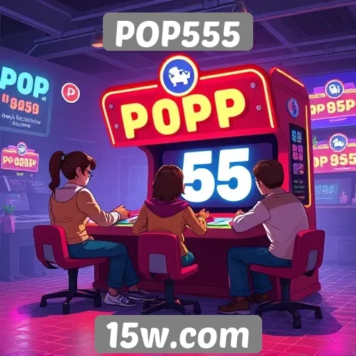 Como o POP555 se destaca na indústria de jogos